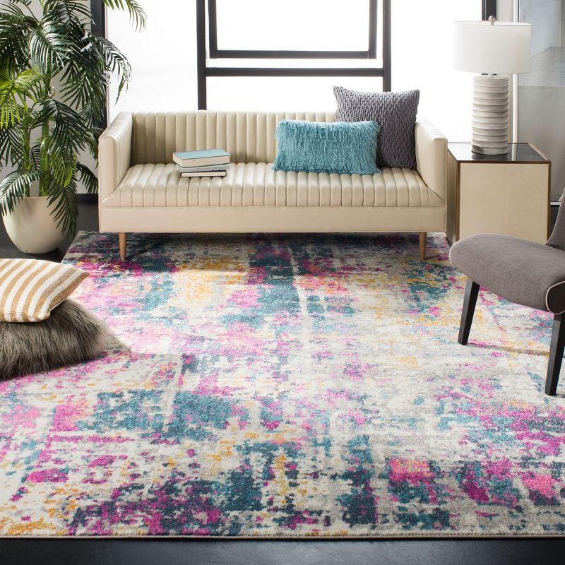 Madison MAD143 Power Loomed Indoor Area Rug - Ivory/Blue - 8'x10' - Safavieh.