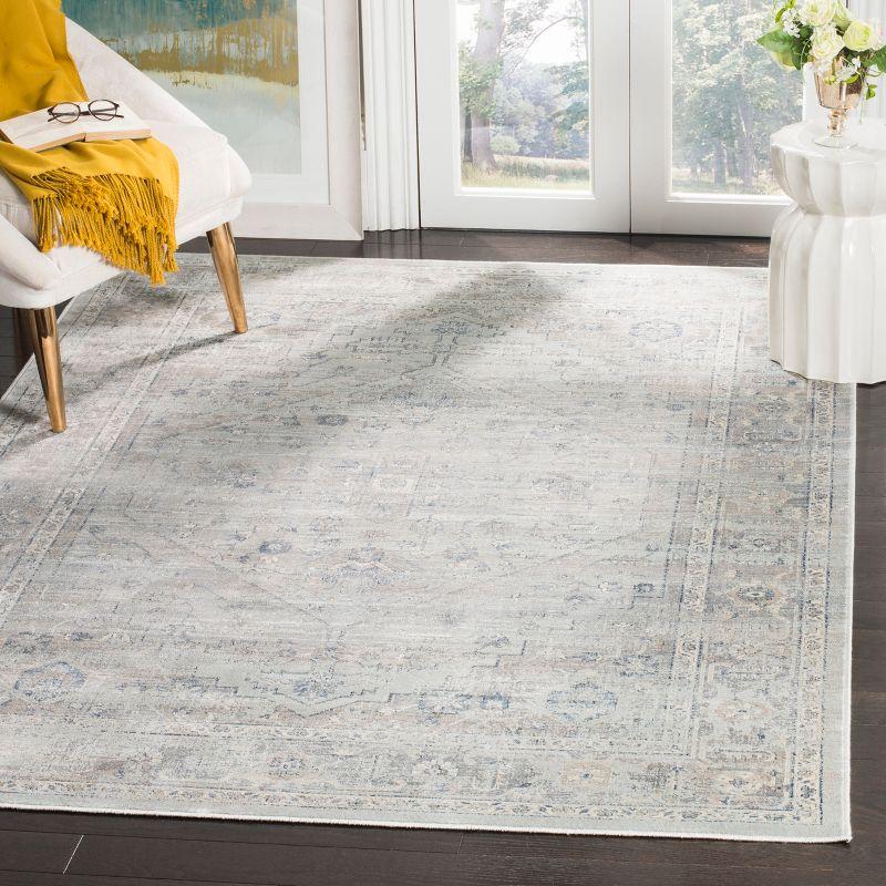 Vintage VTG123 Power Loomed Area Rug - Light Blue - 3'3"x5'7" - Safavieh.