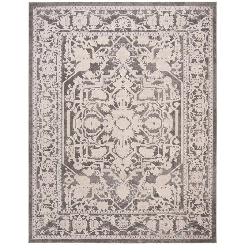 Reflection RFT665 Power Loomed Indoor Area Rug - Dark Grey/Cream - 8'x10' - Safavieh.