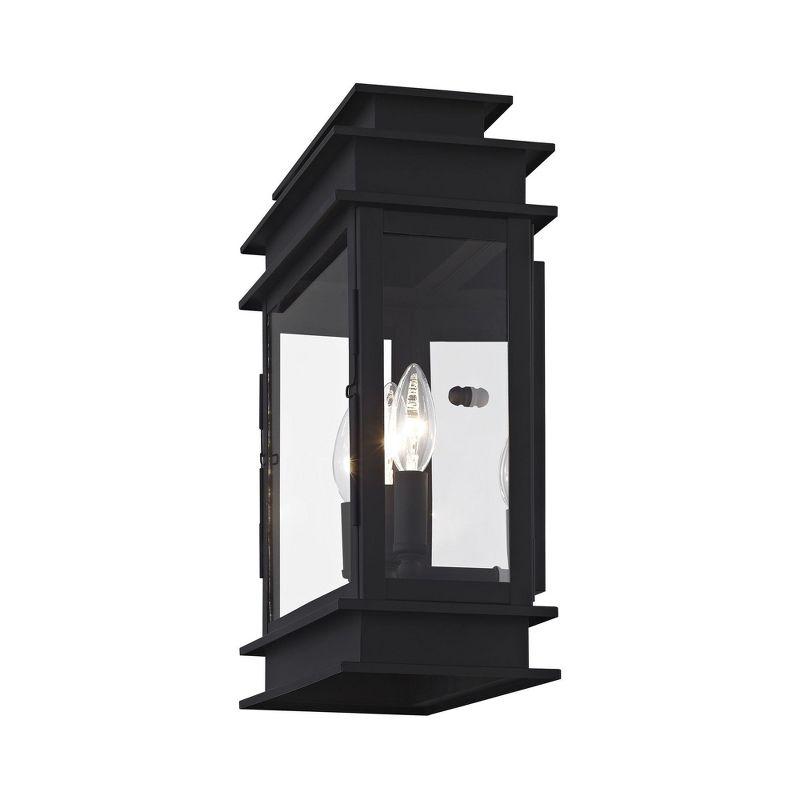 Livex Lighting Princeton 3 - Light Wall Light in  Black