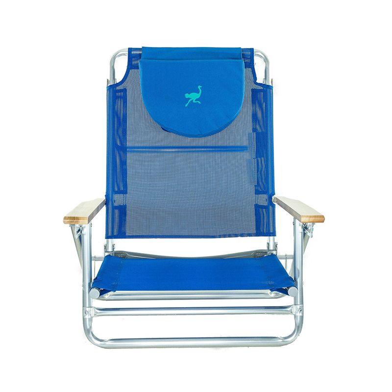 Ostrich South Beach Sand Chair, Portable Outdoor Camping Pool Recliner