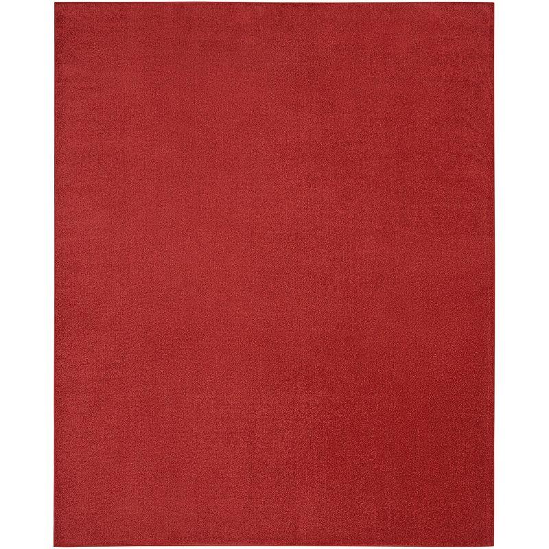 Nourison Essentials 8' x 10' Brick Red Indoor/Outdoor Rug