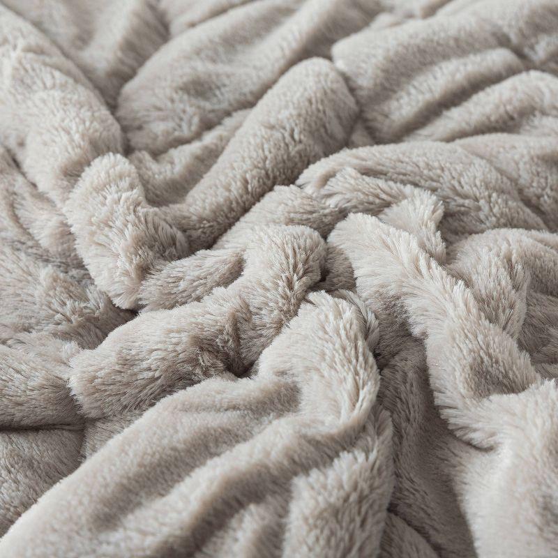 Waverly Cozy Gray Down Alternative Throw