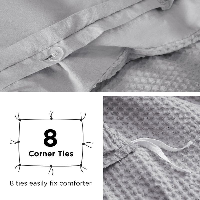 Bedsure Bedsure 100% Cotton Waffle Weave Duvet Cover