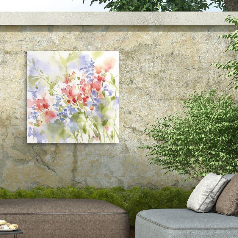 Trademark Fine Art - Katrina Pete 'Spring Meadow II' Outdoor Canvas - 14x14