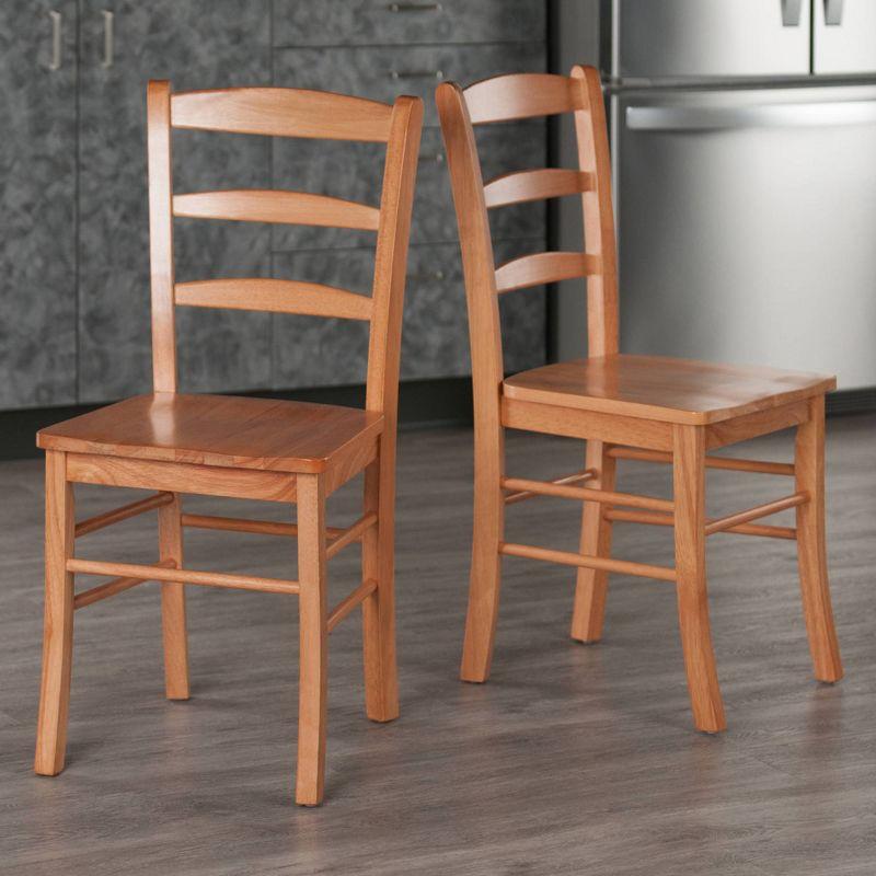 Hannah Dining Chair Wood/Light Oak - Winsome