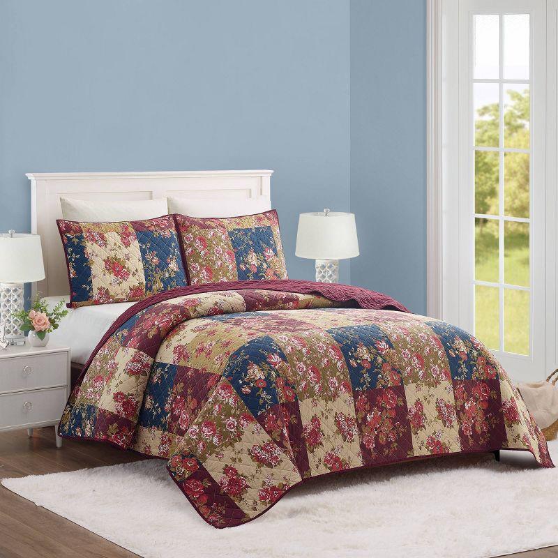 Germaine Quilt Red - Modern Heirloom