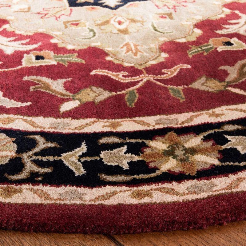 Heritage HG760 Handmade Accent Rug - 2'x3' - Red/Black - Safavieh