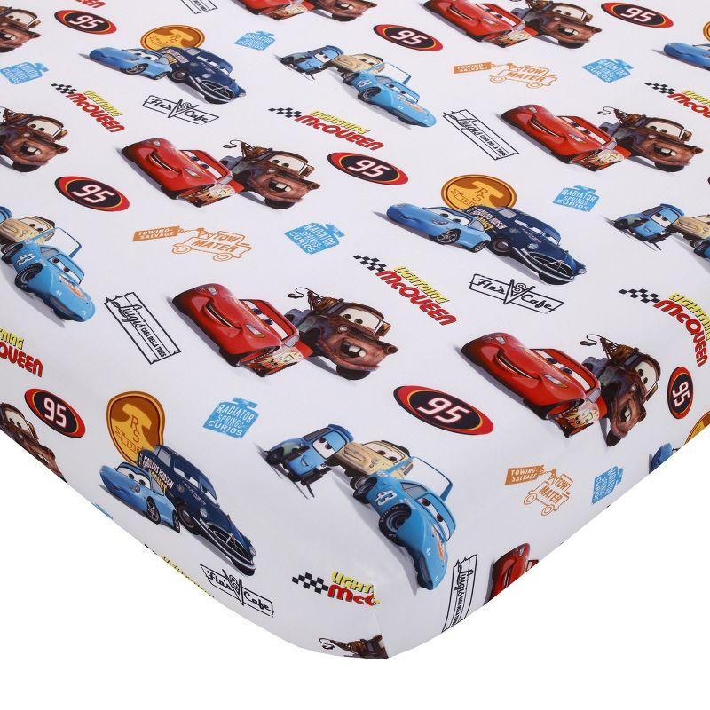 Disney Cars Radiator Springs Reversible Characters Toddler Bedding Set