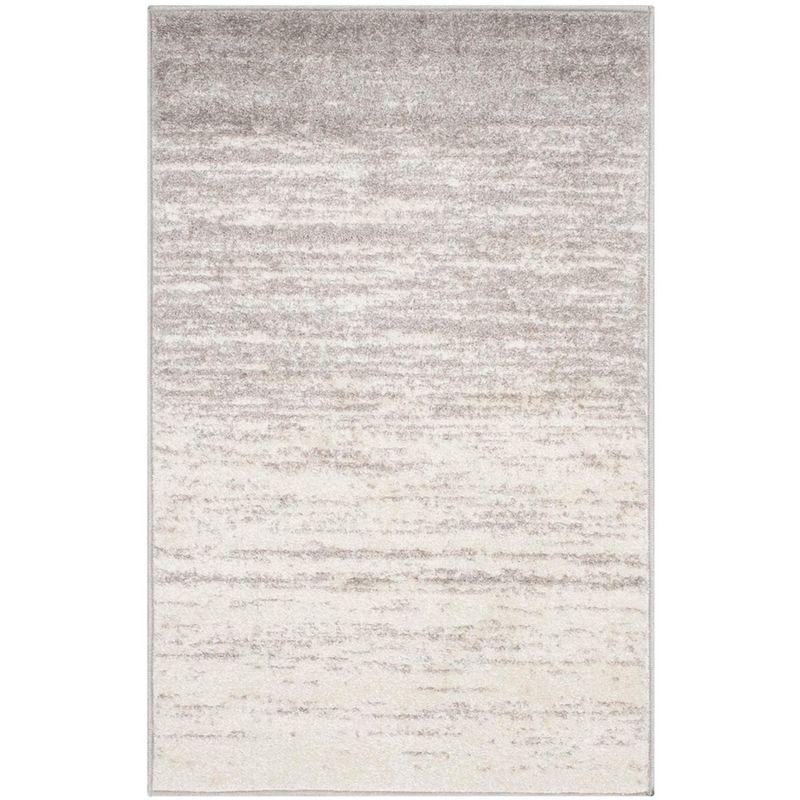 Adirondack ADR113 Non-Shedding Power Loomed Indoor Accent Rug - Ivory/Silver - 2'6"x4' - Safavieh