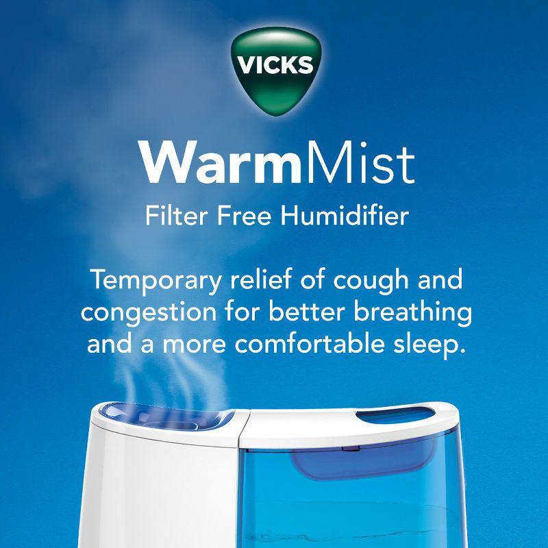 Vicks Warm Moisture Humidifier - White/Blue