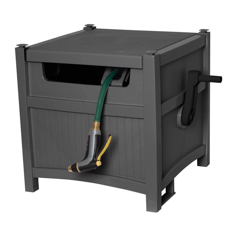 Suncast Suncast Smart Trak 225 ft. Gray Retractable Free Standing Hideaway Hose Reel