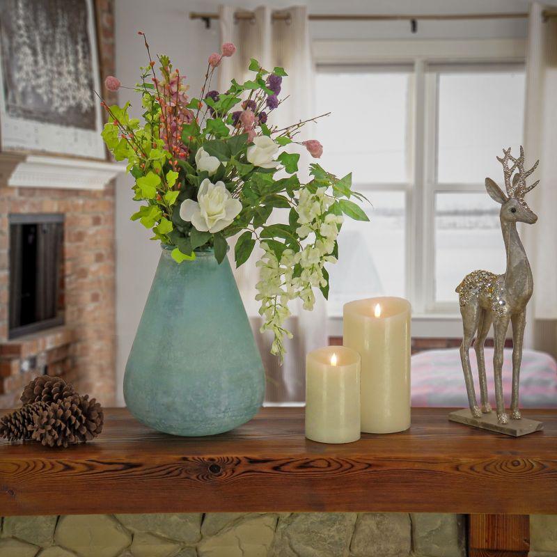 HGTV Home Collection Handmade Glass Table Vase