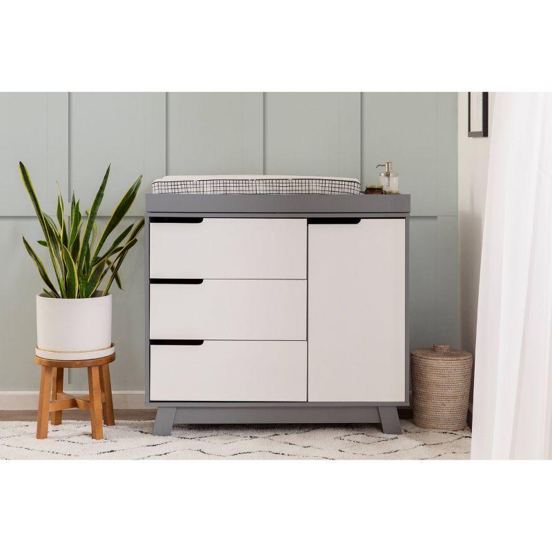 Hudson 3-Drawer Changer Dresser with Removable Changing Tray