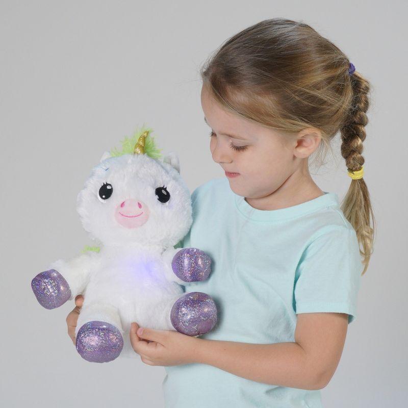 Happy Nappers: Lullabrites Unicorn - Musical Light Up Bedtime Plush