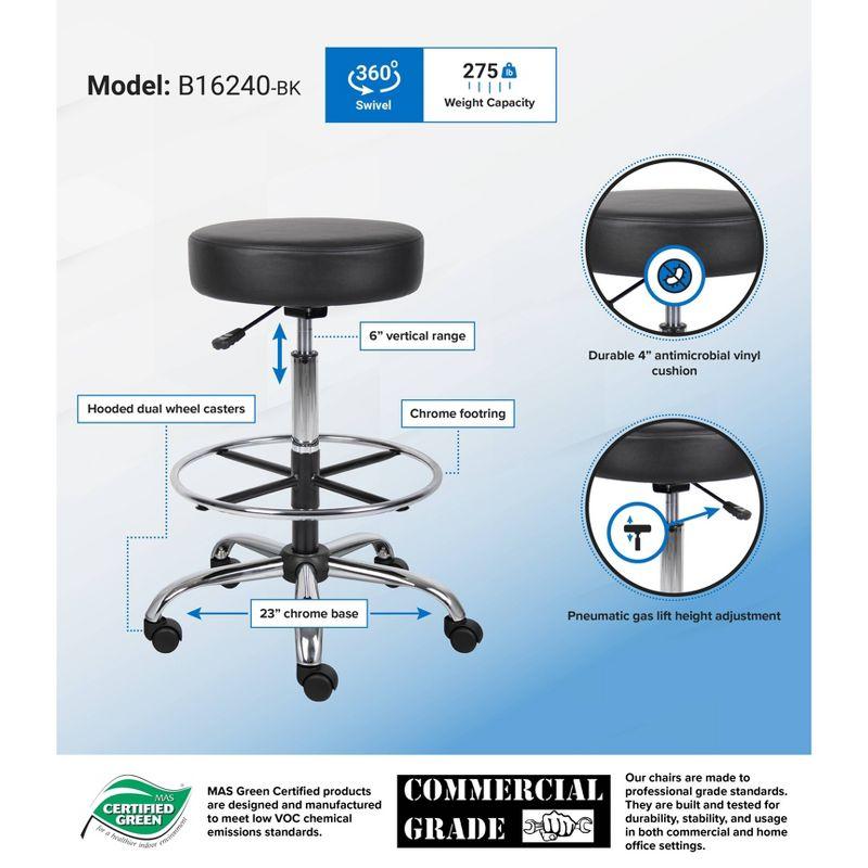 Medical/Drafting Stool - Boss Office Products