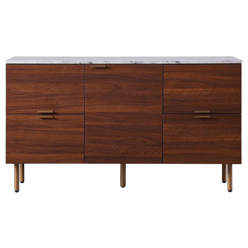 Pinecone Teamson Home Ashton 48" Sideboard with Faux Marble Tabletop