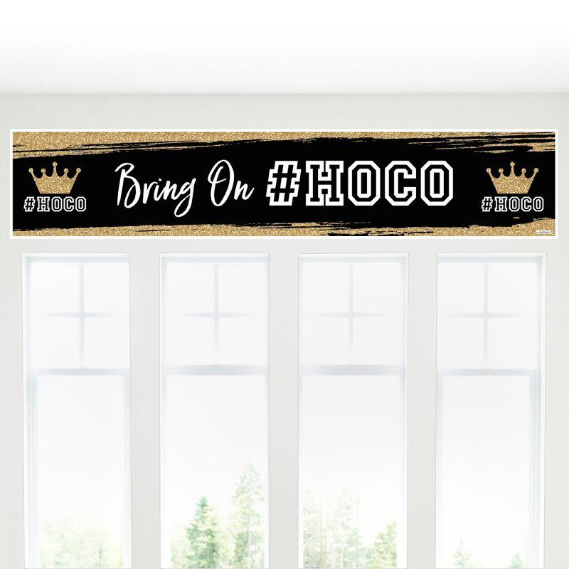 Big Dot of Happiness Hoco Dance - Homecoming Decorations Party Banner