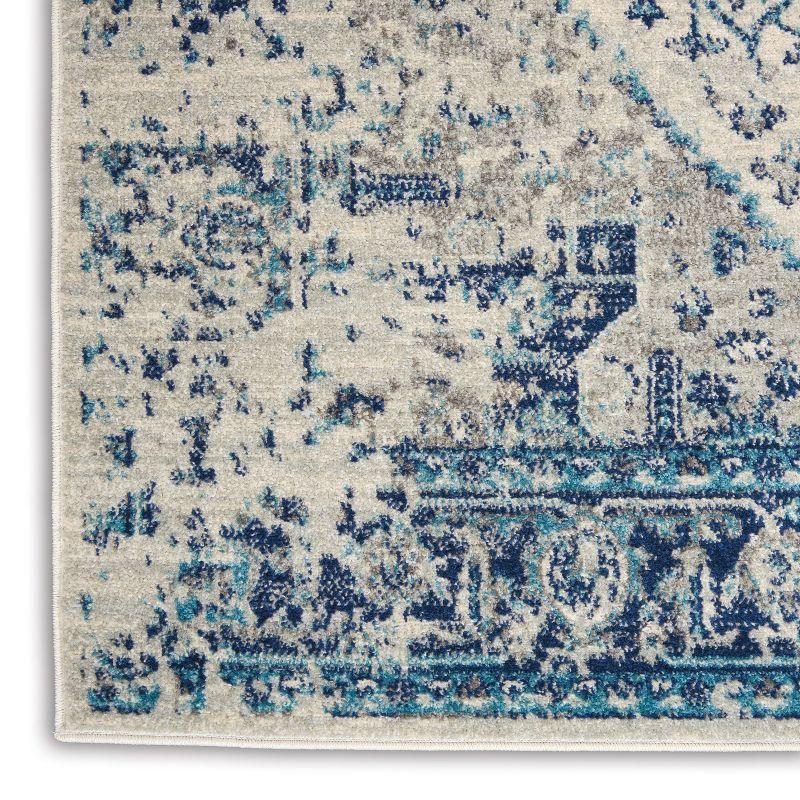 Nourison Tranquil Persian Indoor Rug Ivory Light Blue 5'3" x 7'3"