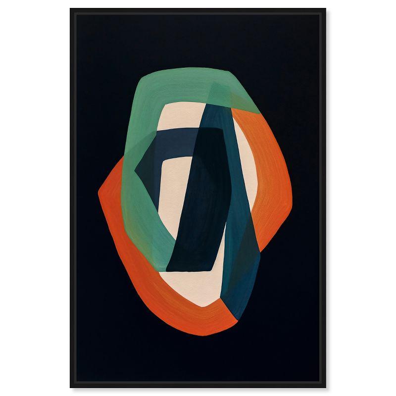 Art Remedy Distortion In Typefaces Abstract Shapes Trendy Wall Art by Art Remedy
