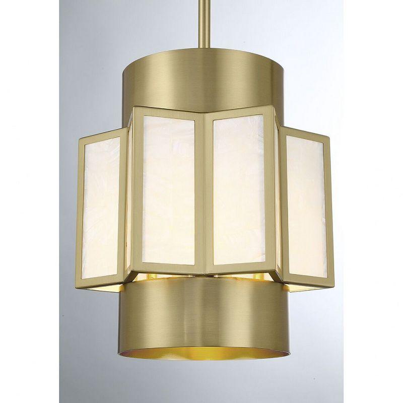 Gideon 3-Light Pendant in Warm Brass