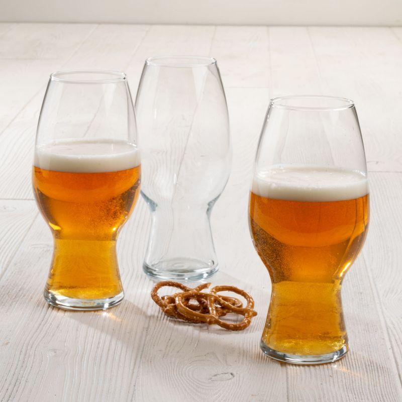 Libbey Entertaining Essentials Craft Beer Glasses, 20.8 ounce, Set of 6