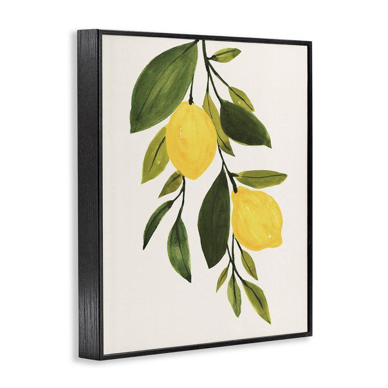 Stupell Industries Simple Yellow Country Lemon Leaf, 16" x 20"