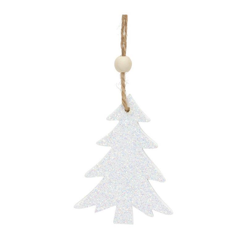 Melrose Wood Tree Tag Ornament (Set of 9)