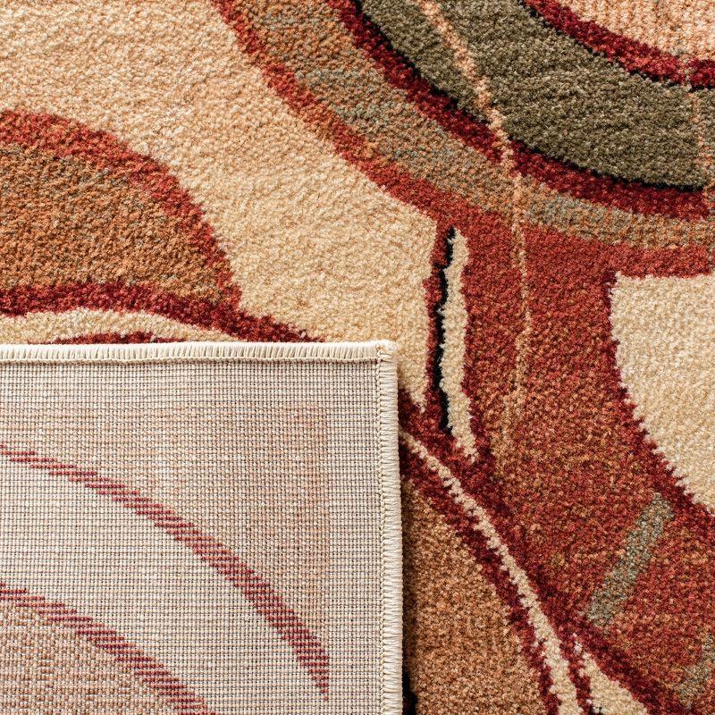 Lyndhurst LNH225 Power Loomed Area Rug - Ivory/Multi - 5'3"x7'6" - Safavieh.