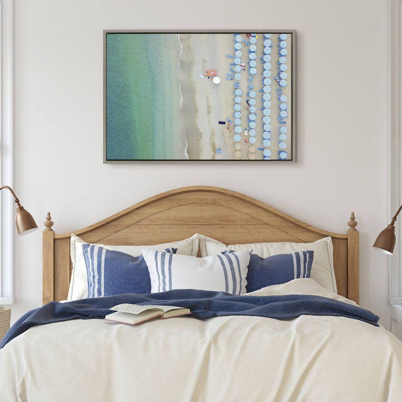 23" x 33" Sylvie Monterosso 12 Framed Canvas by Rachel Dowd Gray - Kate & Laurel All Things Decor: Modern Ocean Digital Art, Plastic Frame