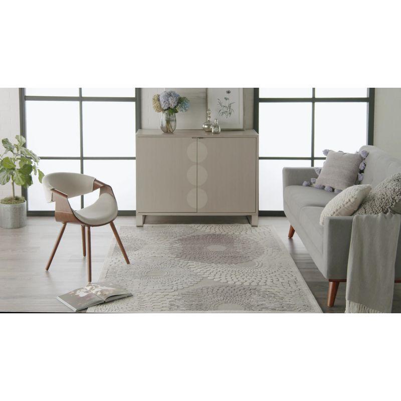 Extra Large Handmade Gray Synthetic Reversible Area Rug