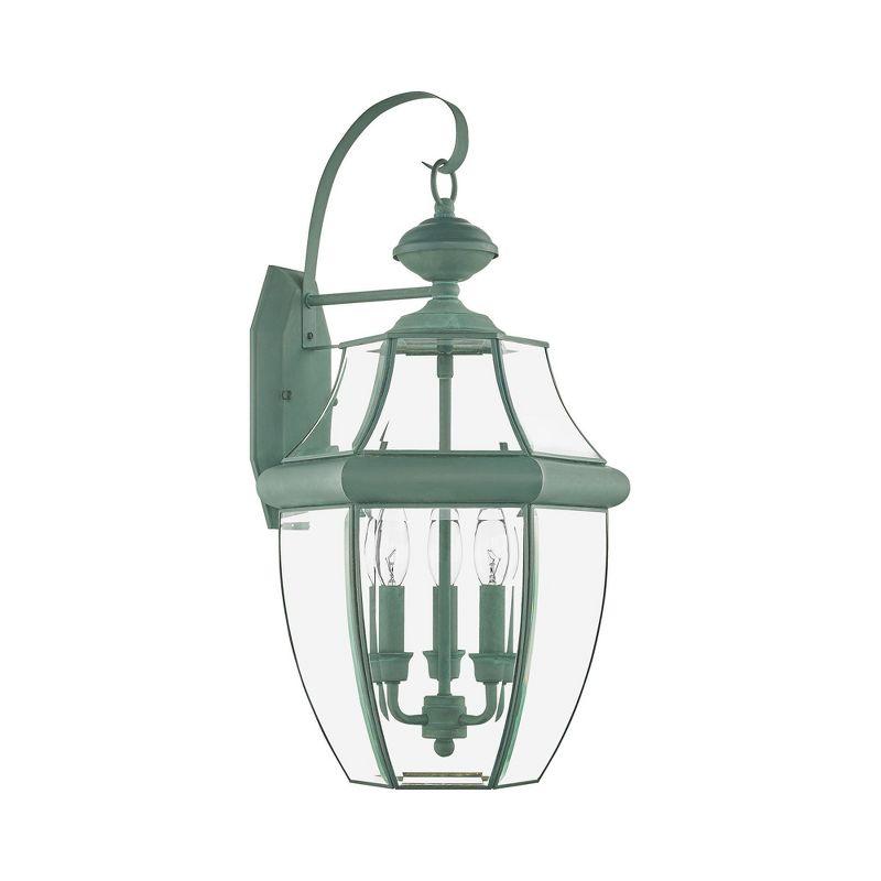 Livex Lighting Monterey 3 - Light Wall Light in  Verdigris
