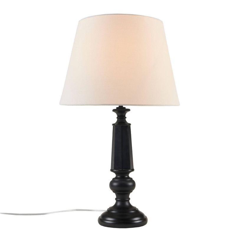 Landsdown Black Faceted Table Lamp 24.25" H