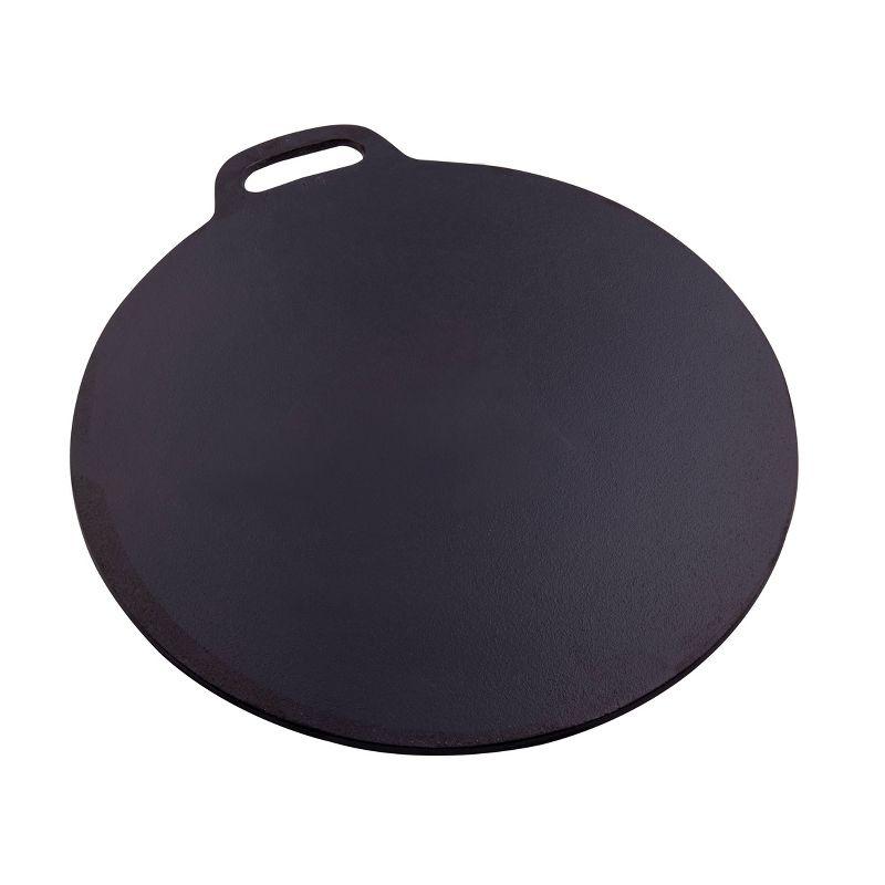 Victoria Victoria Cast Iron Round Reversible Griddle, Seasoned