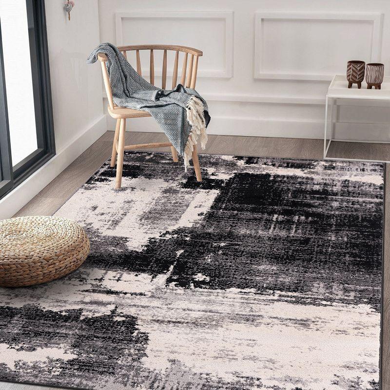 World Rug Gallery Modern Abstract Design Area Rug