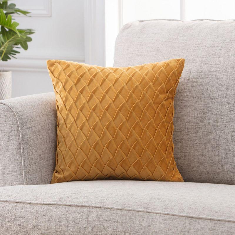 Chanasya Chanasya Gem Textured Velvet Decorative Throw Pillow Cover