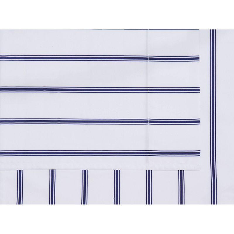 Full Ticking Stripe Sheet Set Navy - Truly Soft