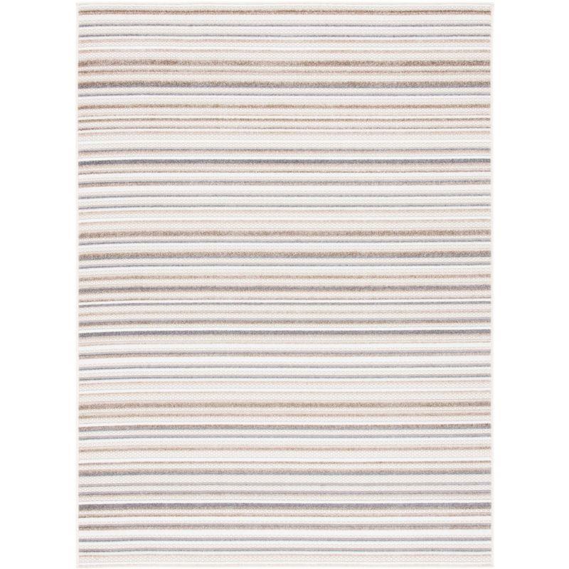 Cabana CBN323 Loomed Indoor Area Rug - Ivory/Grey - 8'x10' - Safavieh