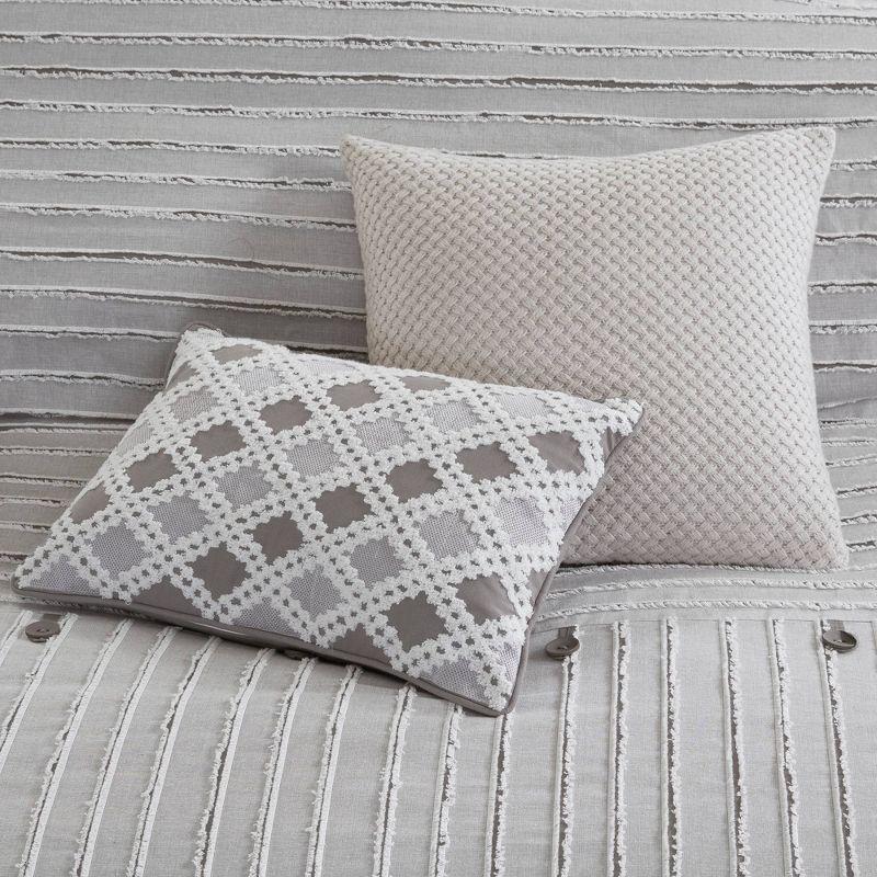 Madison Park Signature Madison Park Signature Essence Oversized Cotton Clipped Jacquard Comforter Set