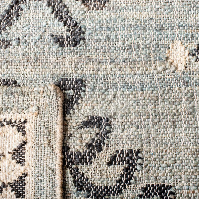 Kilim KLM762 Flat Weave Runner Rug - Blue/Black - 2'3"x9' - Safavieh