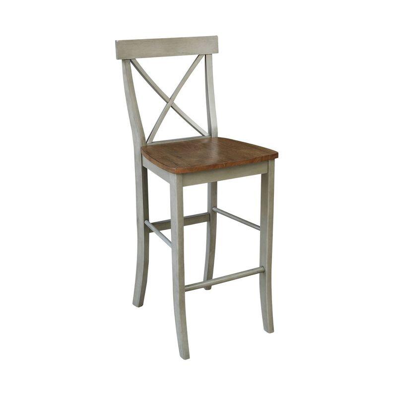 30" X Back Barstool - International Concepts