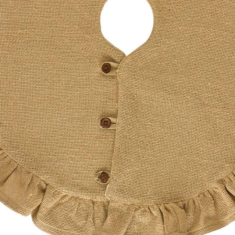 Park Designs Jute Burlap Tree Skirt 24"