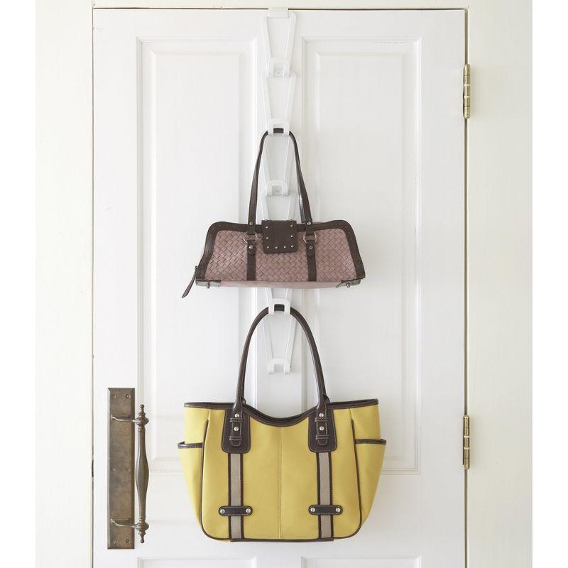 Yamazaki Home Chain Link Bag Holder - Closet Storage Hanging Organizer Rack, Steel