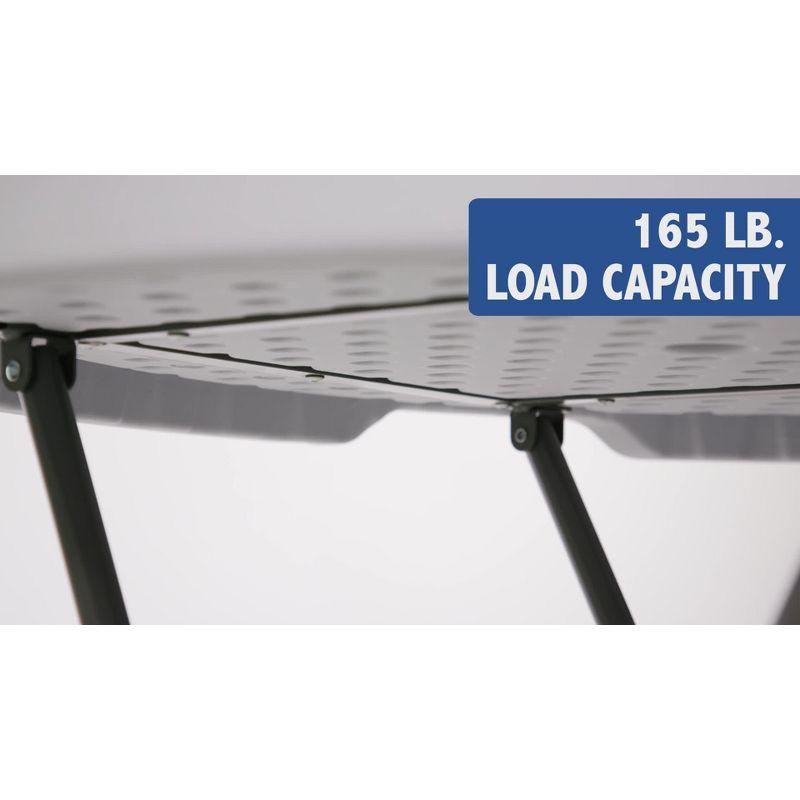 Flash Furniture Parker Round Plastic Bar Height Folding Event Table