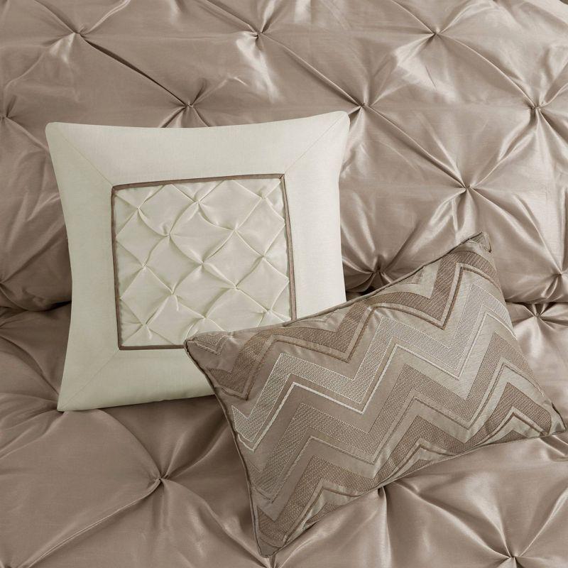 Madison Park Laurel 7 Piece Tufted Comforter Set