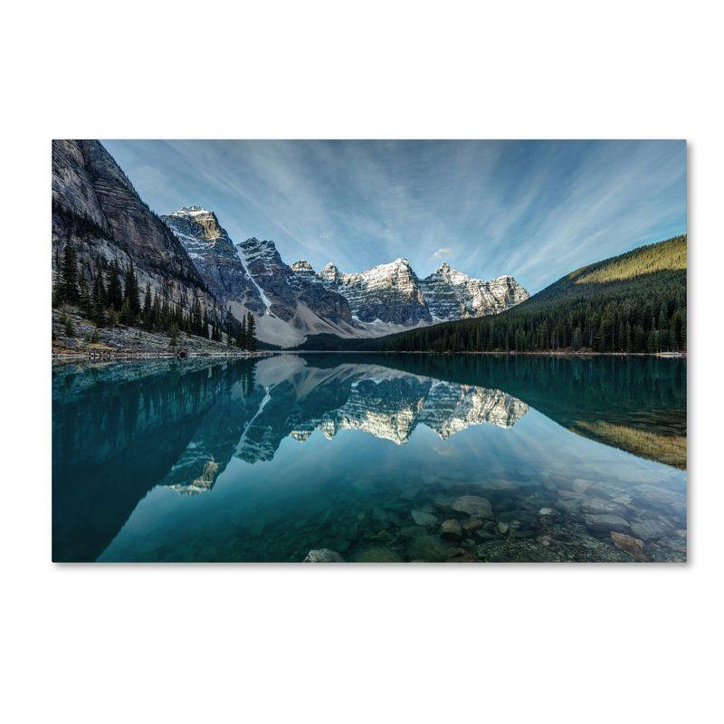 "Moraine Lake Reflection" Outdoor All-Weather Wall Decor