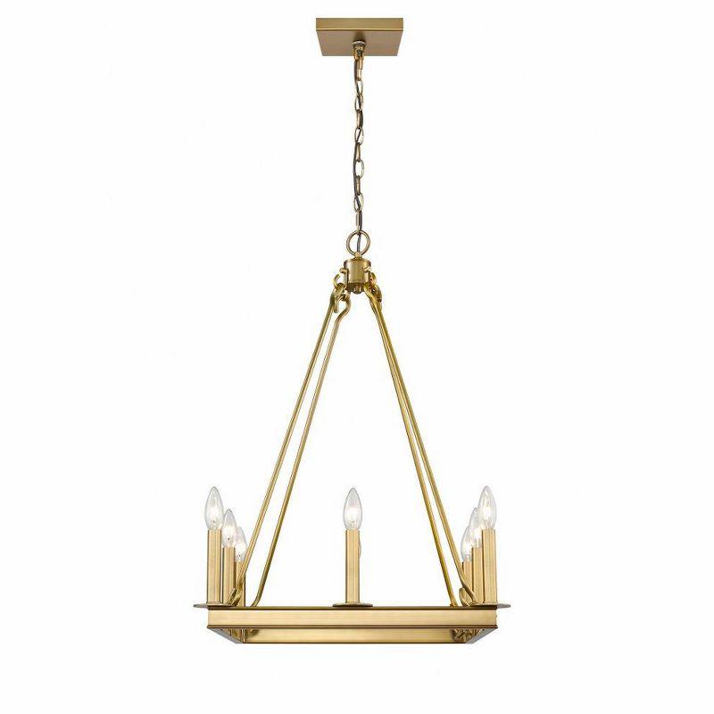 Z-Lite Barclay 8 - Light Chandelier in  Olde Brass