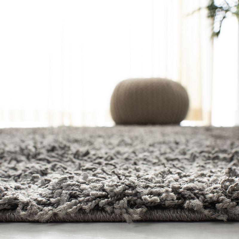 Athens Shag SGA119 Power Loomed Indoor Accent Rug - Dark Grey - 3'x5' - Safavieh
