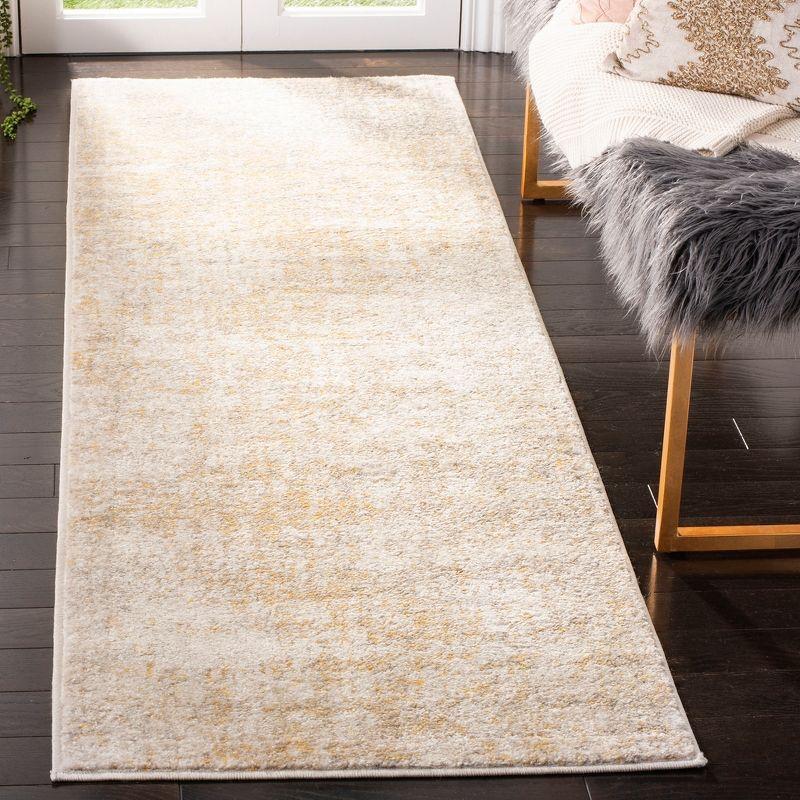 Adirondack ADR207 Machine Made Indoor Runner - Creme/Gold - 2'-1"x6' - Safavieh