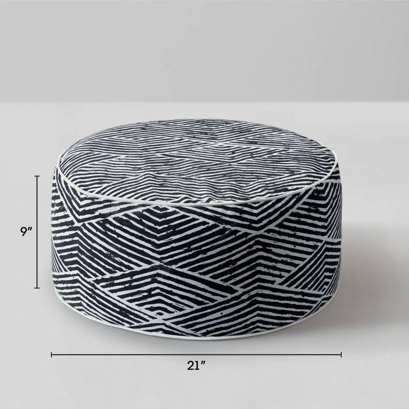 Costa Portable Water Repellent Inflatable Round/Cube Ottoman
